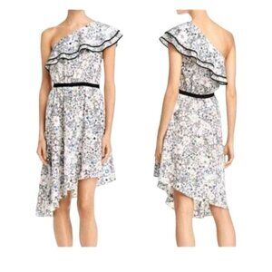 NWT Likely Contour Daisy Delbarton One Shoulder Dress 0